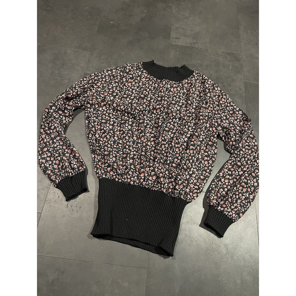 NWT‎ Kay + Jay Floral print long sleeve blouse women's size S D-59